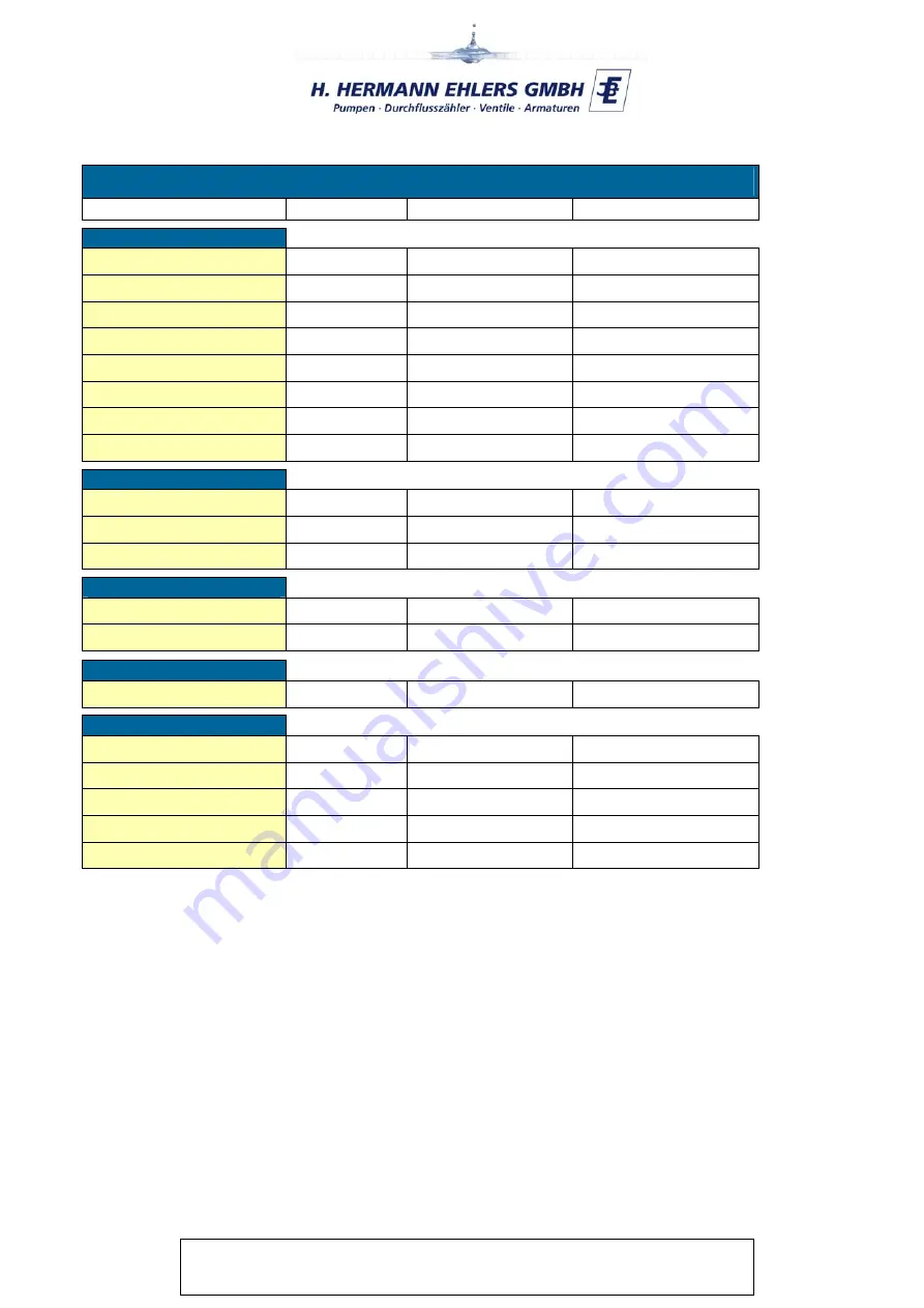 H. HERMANN EHLERS F010-P Operation Manual Download Page 40