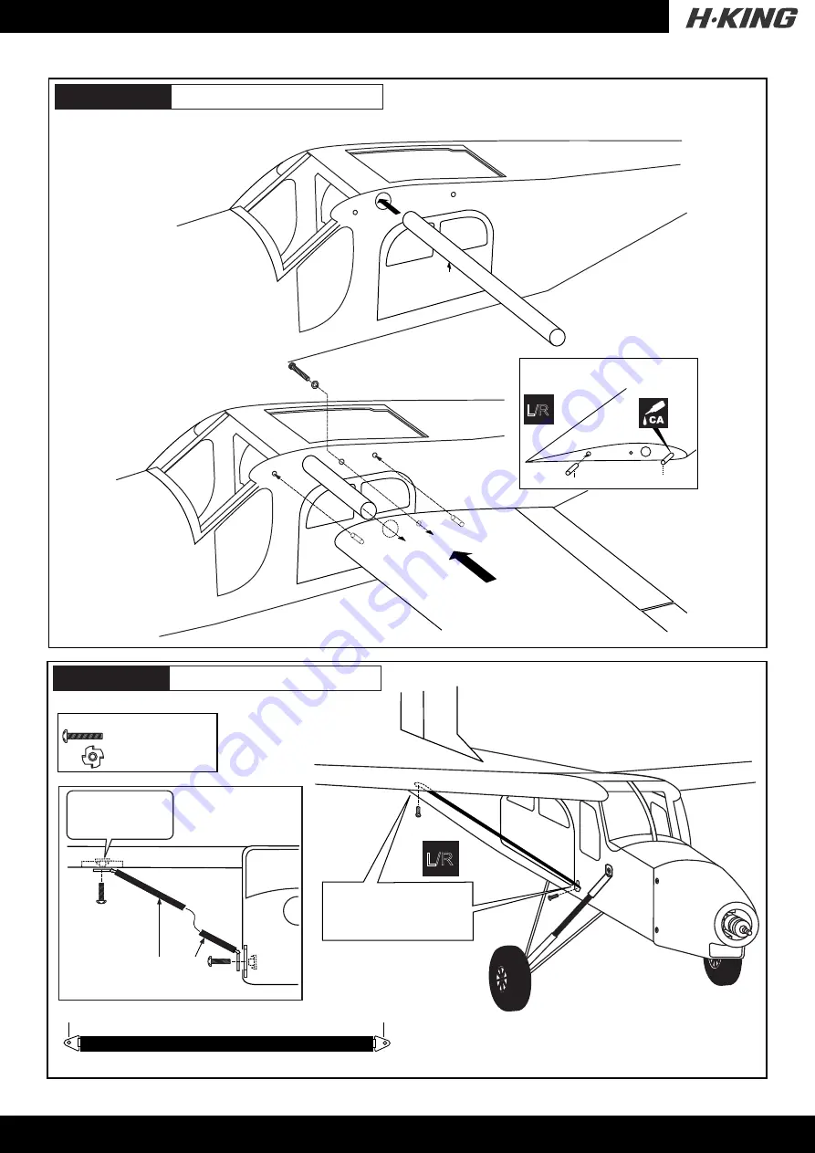 H-KING PILATUS PORTER PC-6 Скачать руководство пользователя страница 13