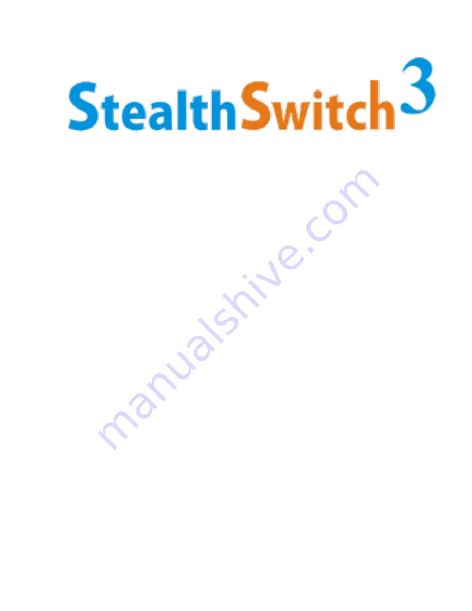 H-Mod StealthSwitch3 Скачать руководство пользователя страница 1