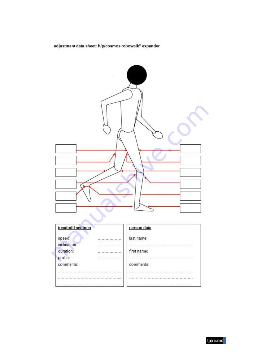 h/p/cosmos Robowalk expander F-M Original Directions For Use Download Page 61