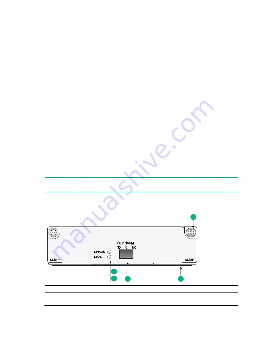 H3C HIM-8FE Interface Manual Download Page 17