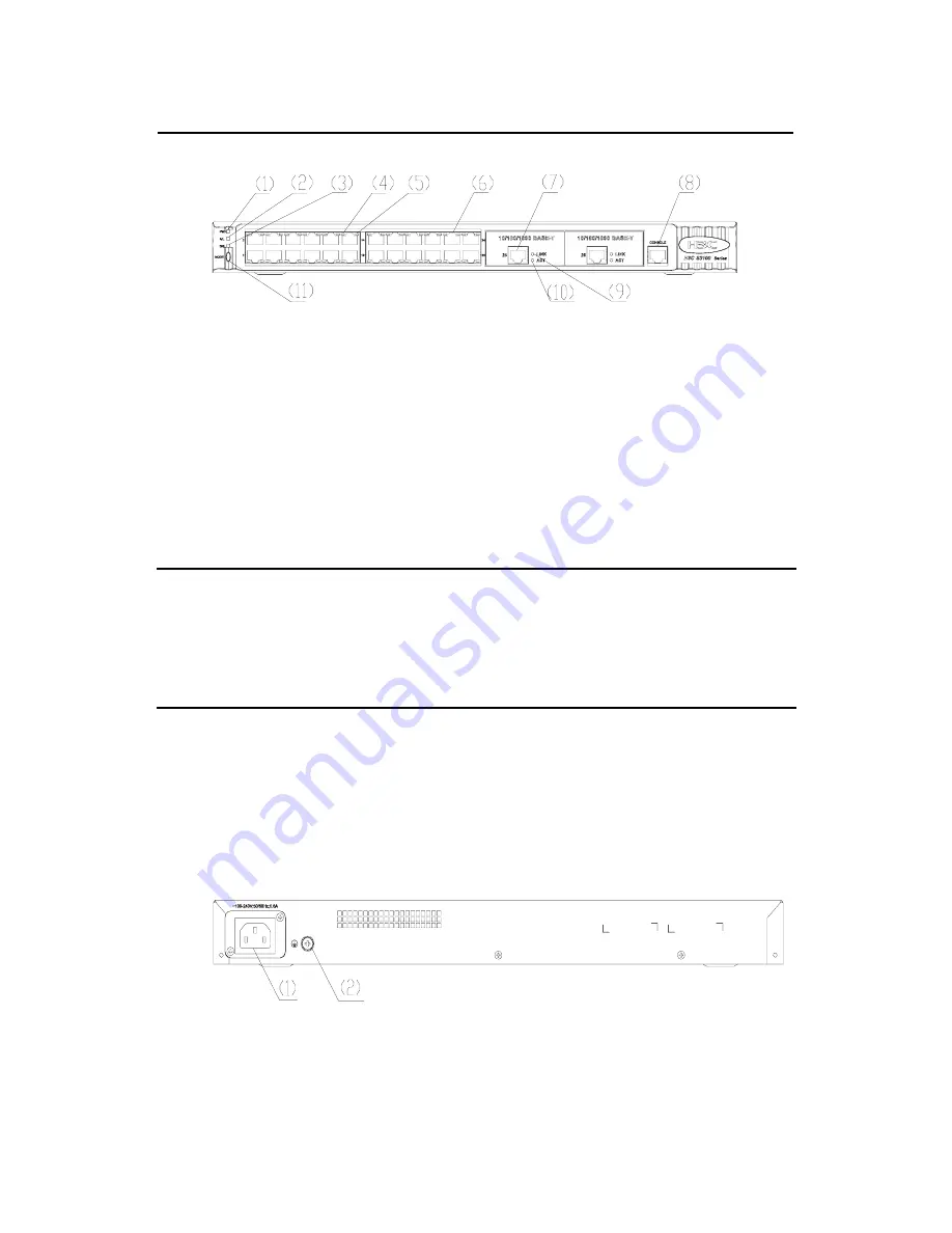 H3C S3100-SI Series Quick Start Manual Download Page 10