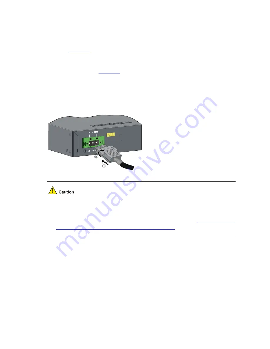 H3C S5500-28 C-EI-DC Installation Manual Download Page 54