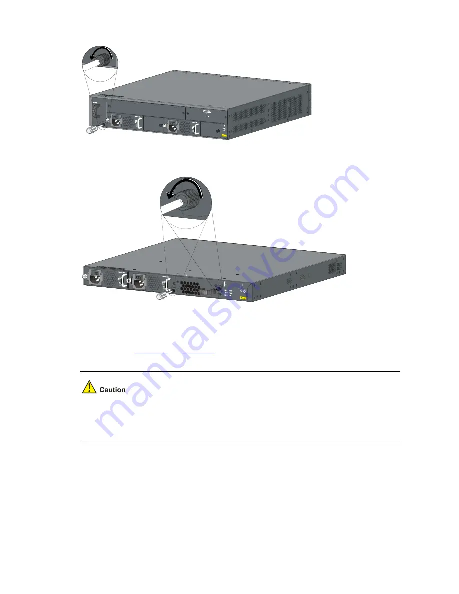 H3C S5800-60C-PWR Installation Manual Download Page 11