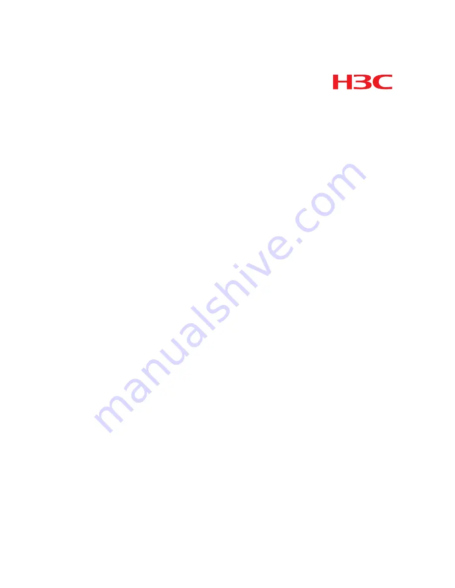 H3C S5820 series Configuration Manual Download Page 1