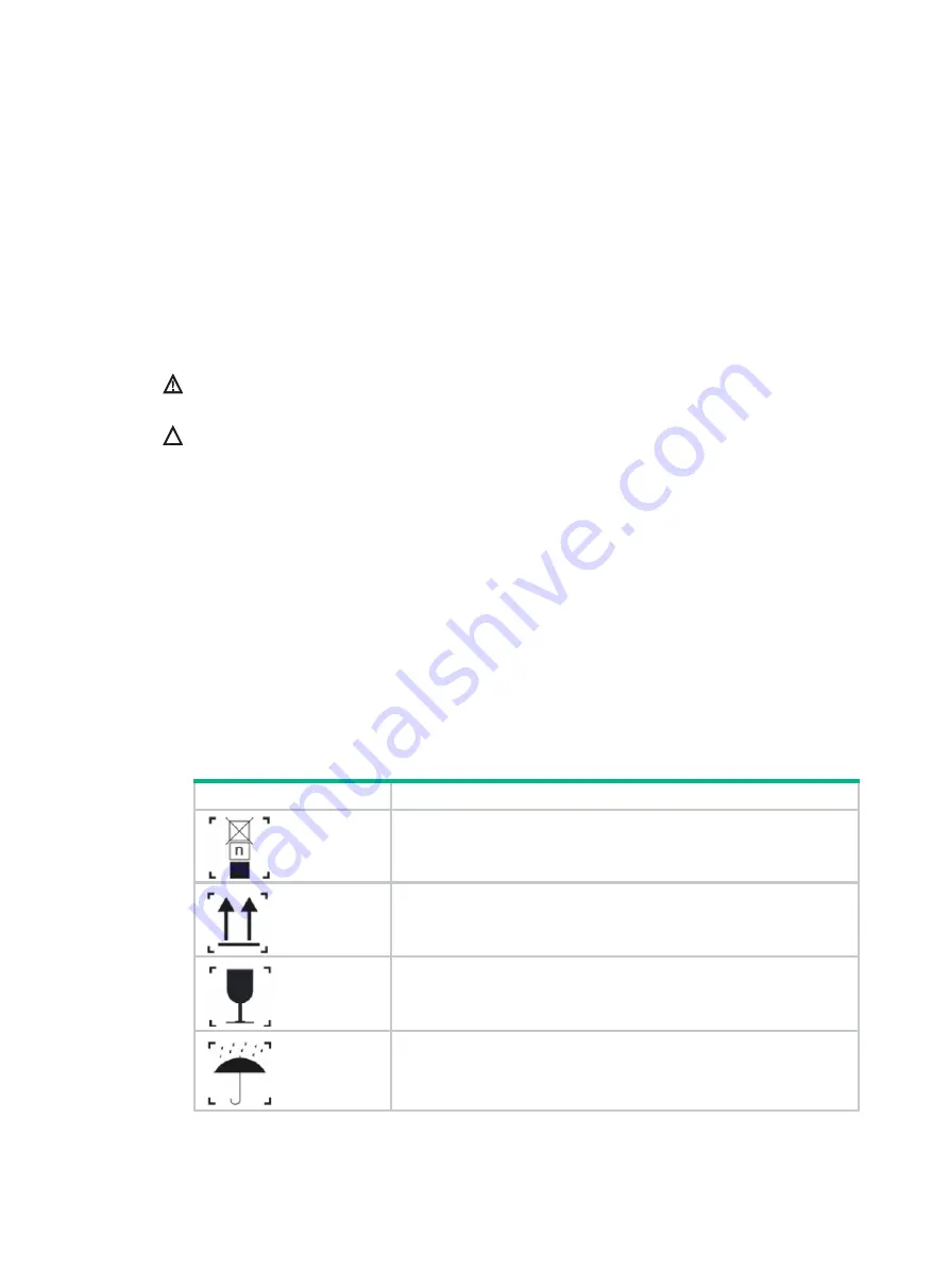 H3C SecPathT5030 Installation Manual Download Page 8