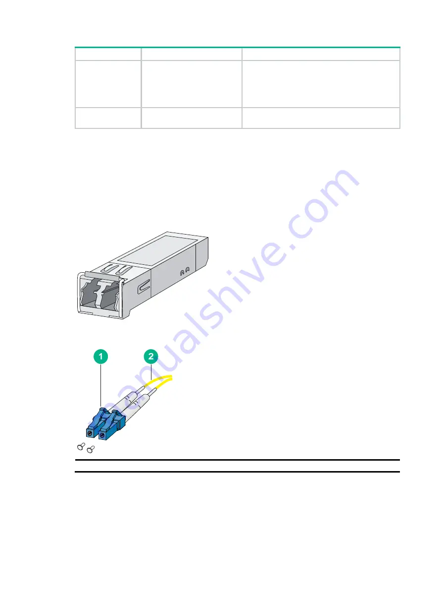 H3C SFP-GE-LH40-SM1310 Manual Download Page 23