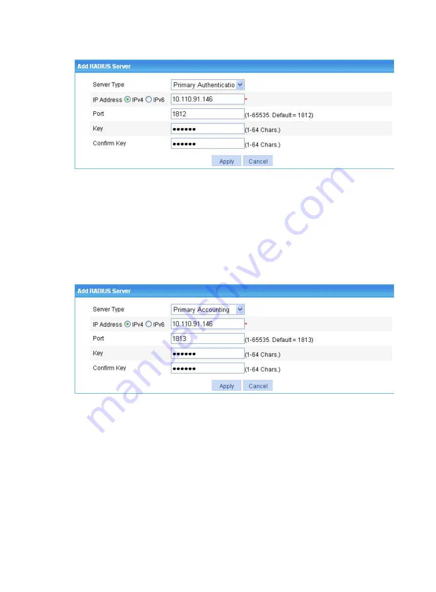 H3C WA2612-AGN Web-Based Configuration Manual Download Page 226