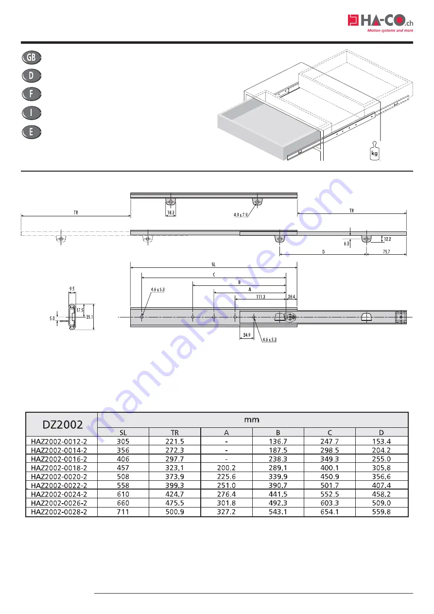 HA-CO HAZ2002-0012-2 Installation Manual Download Page 1