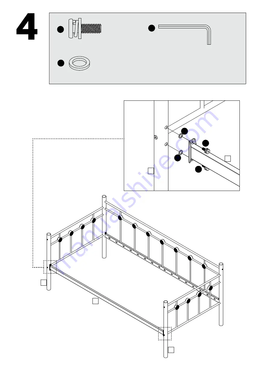 Habitat Abigail Daybed 2004169 Скачать руководство пользователя страница 8