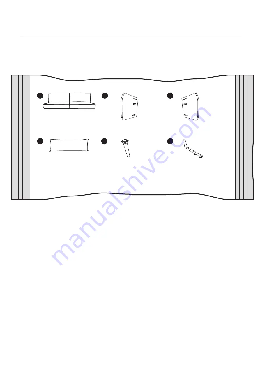 Habitat Andy clic clac with cushions Manual Download Page 3