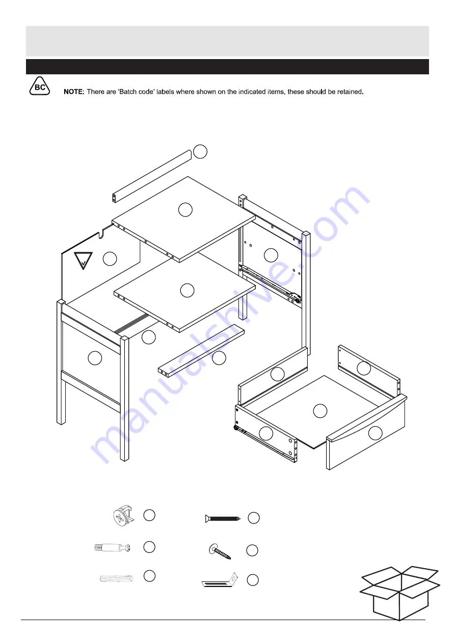 Habitat DERWENT DERW-BT-SS20-A Assembly Instructions Manual Download Page 3