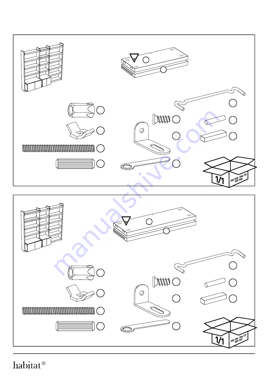 Habitat EATON EATO-SH-09-A Assembly Instructions Manual Download Page 4