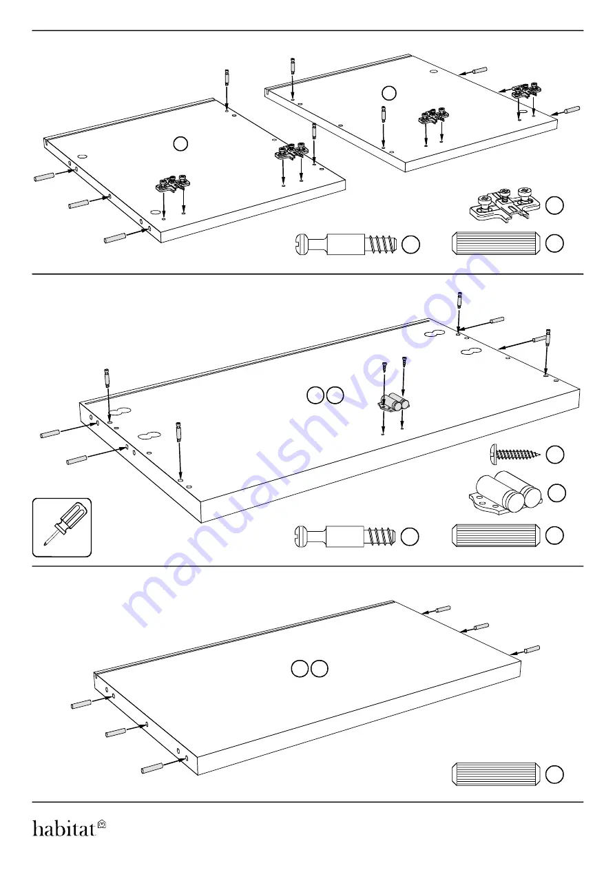 Habitat EATON EATO-SH-09-A Assembly Instructions Manual Download Page 7