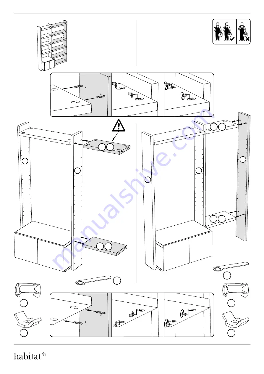 Habitat EATON EATO-SH-09-A Assembly Instructions Manual Download Page 16