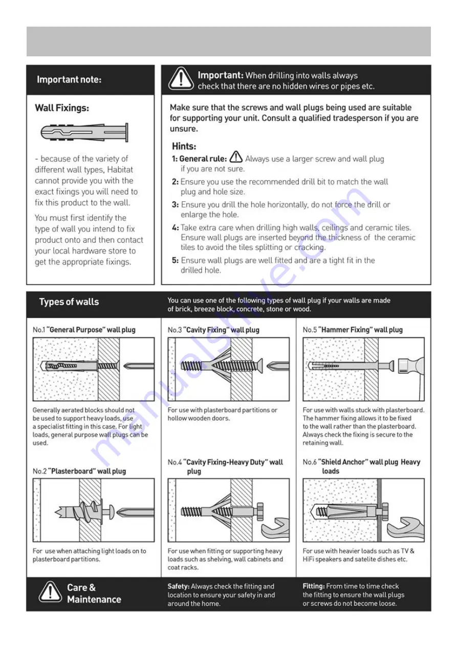 Habitat Etta Sideboard Assembly Instructions Manual Download Page 9