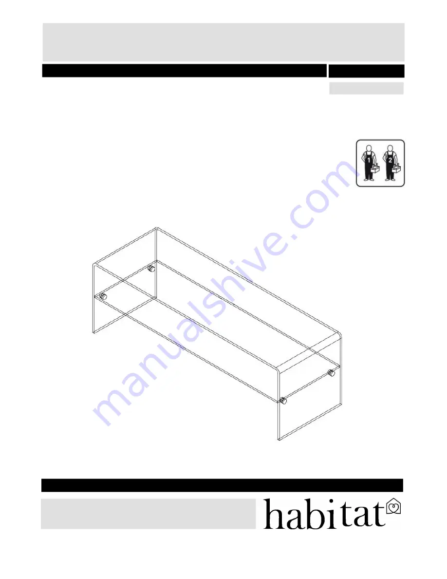 Habitat GALA AV UNIT Assembly Instructions Download Page 1