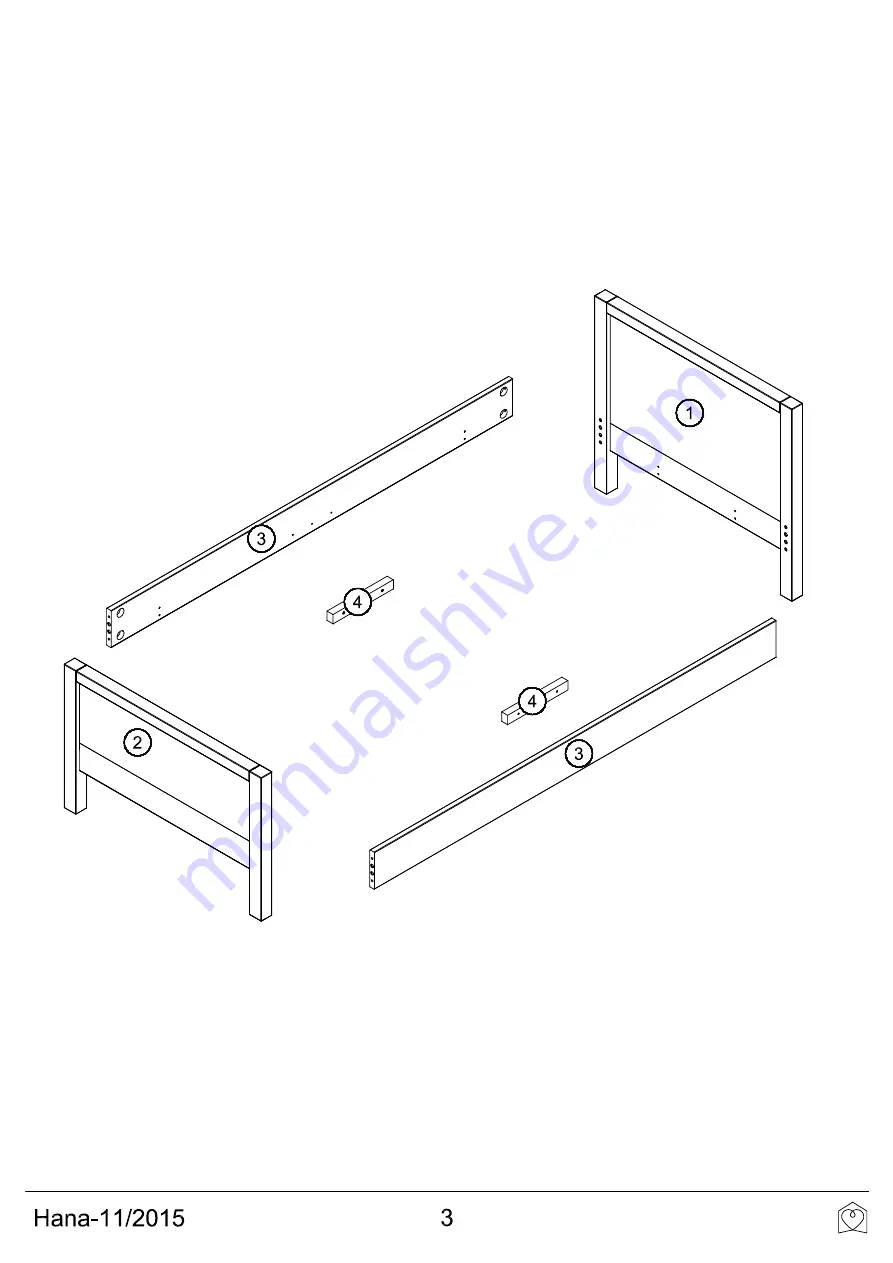 Habitat Hana 806242 Quick Start Manual Download Page 4