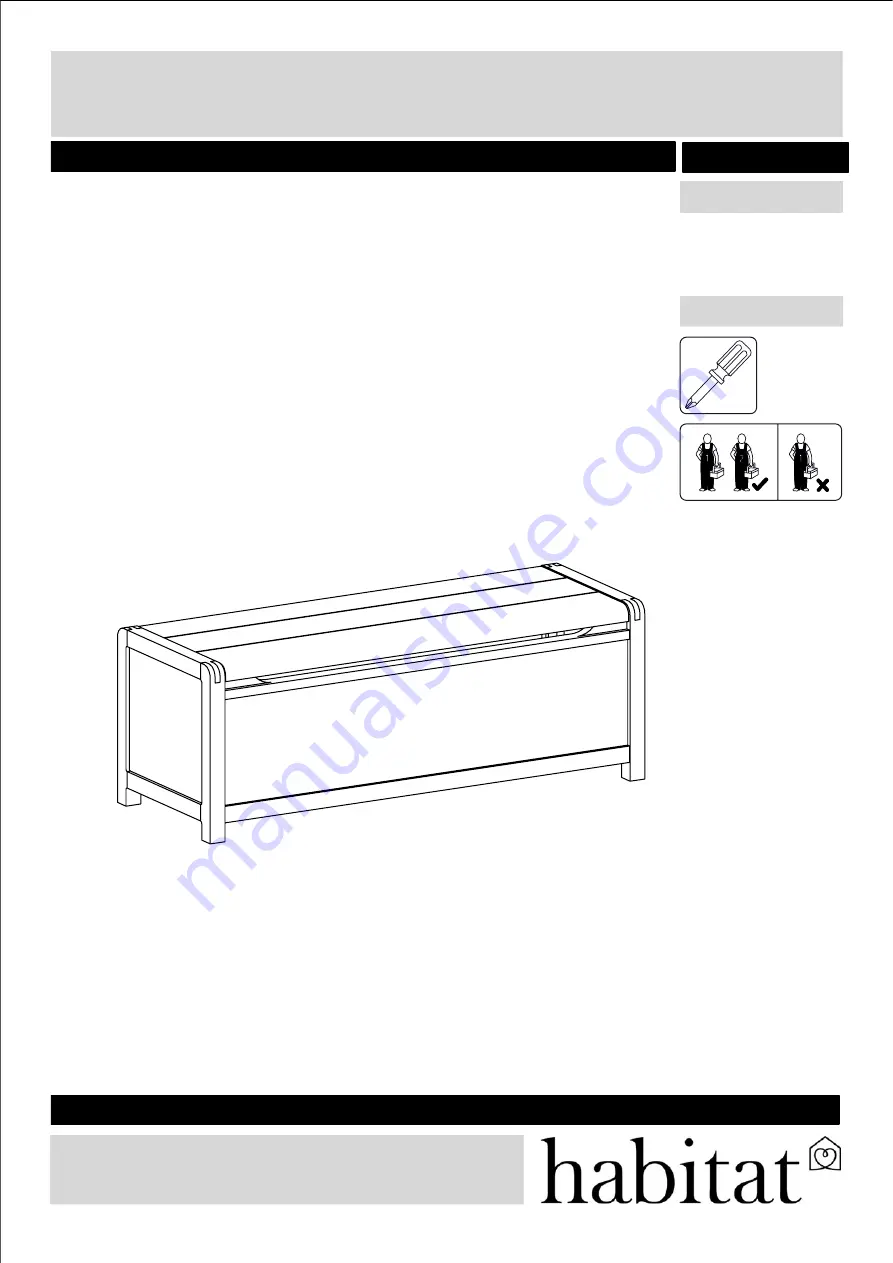 Habitat I-ST-SS15-A Assembly Instructions Manual Download Page 1