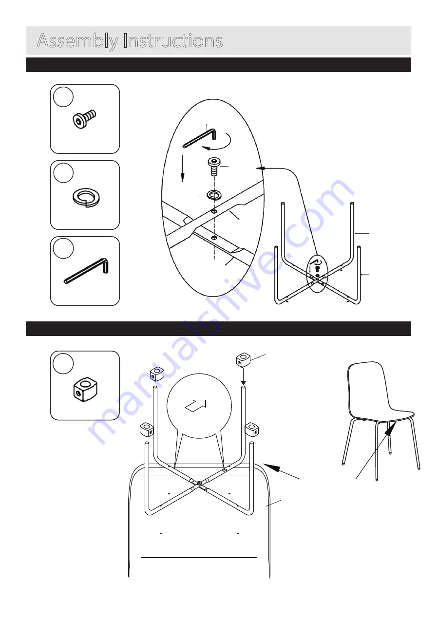 Habitat KIRBY KIRB-CH-SS20-A Assembly Instructions Download Page 4