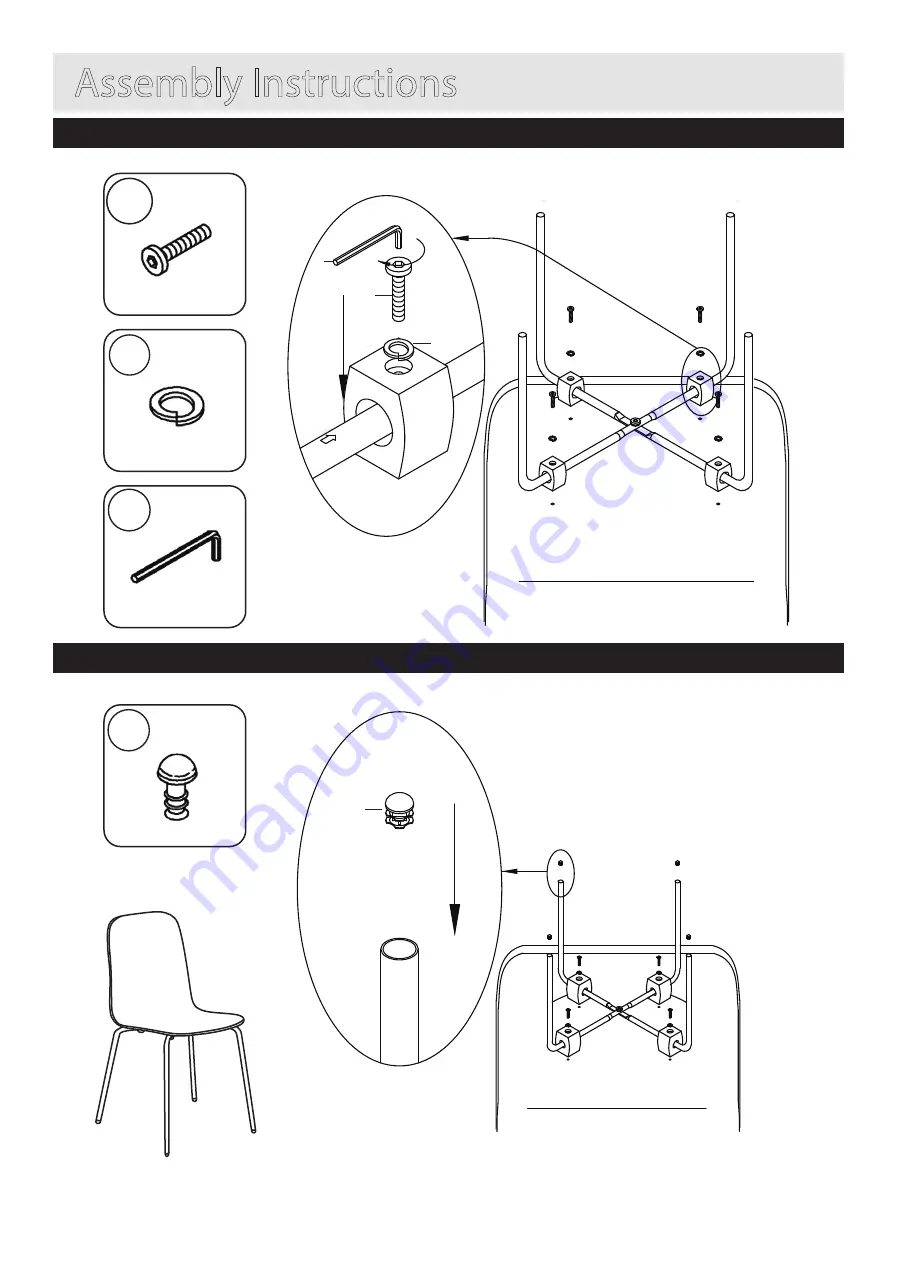 Habitat KIRBY KIRB-CH-SS20-A Assembly Instructions Download Page 5