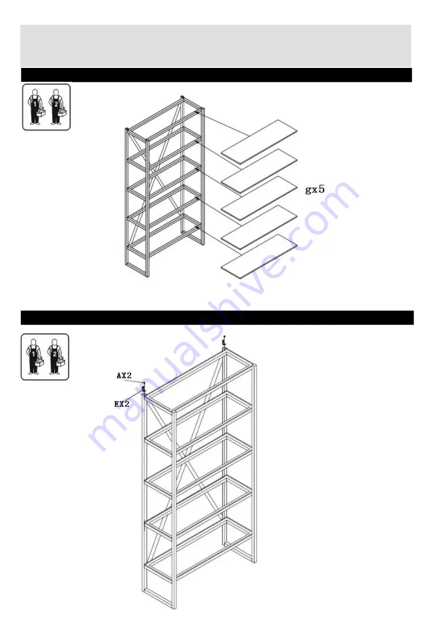 Habitat TILDA BOOKSHELF Assembly Instructions Manual Download Page 9