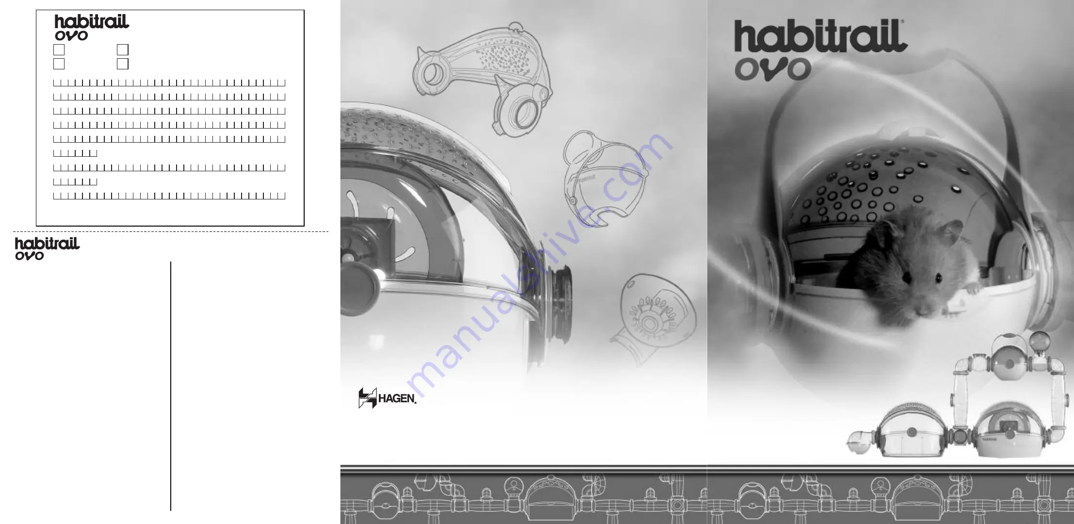 Habitrail OVO Скачать руководство пользователя страница 1