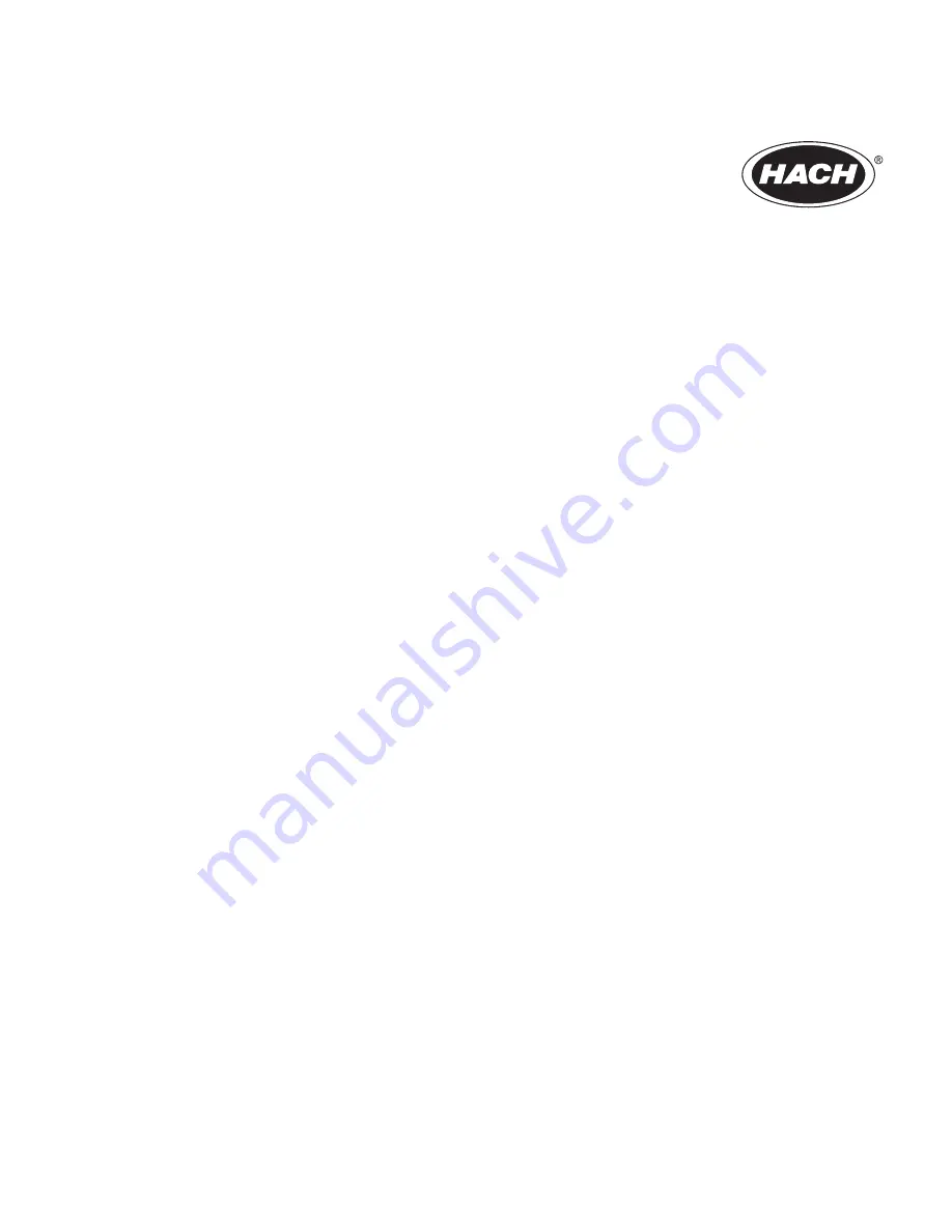 Hach 1720E User Manual Download Page 1