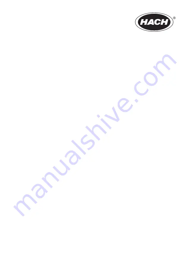 Hach 8398 Series User Manual Download Page 1