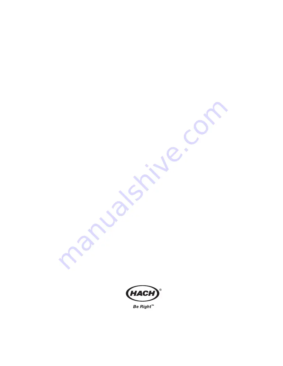 Hach DR2400 Manual Download Page 1