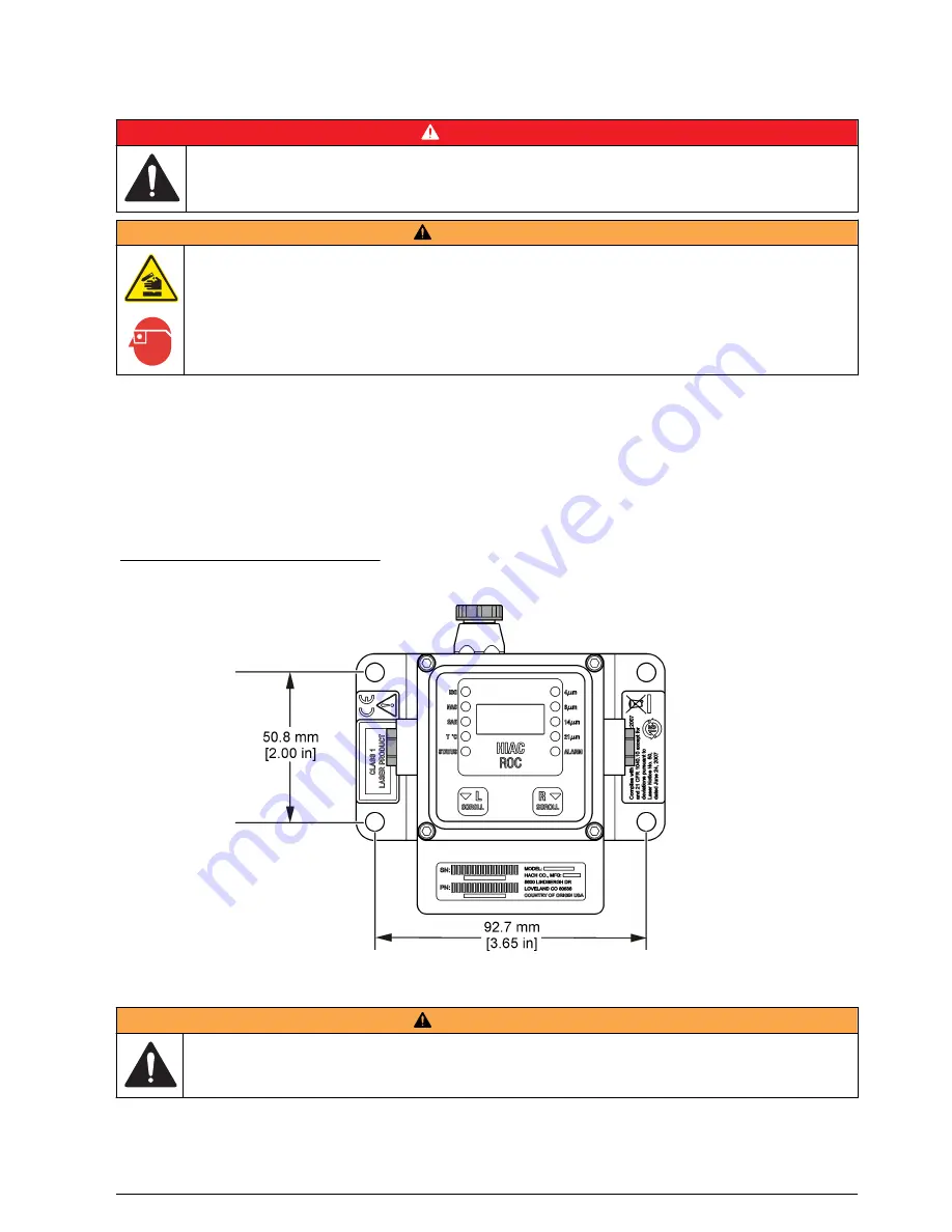 Hach HIAC ROC User Manual Download Page 7