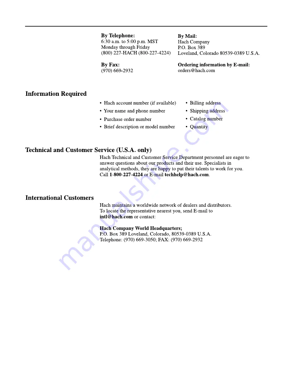 Hach Lange 2100AN Instrument Manual Download Page 103