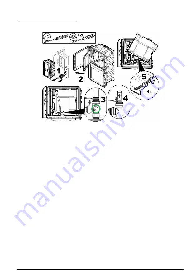 Hach Polymetron 9611sc PO4 3- Installation Manual Download Page 13