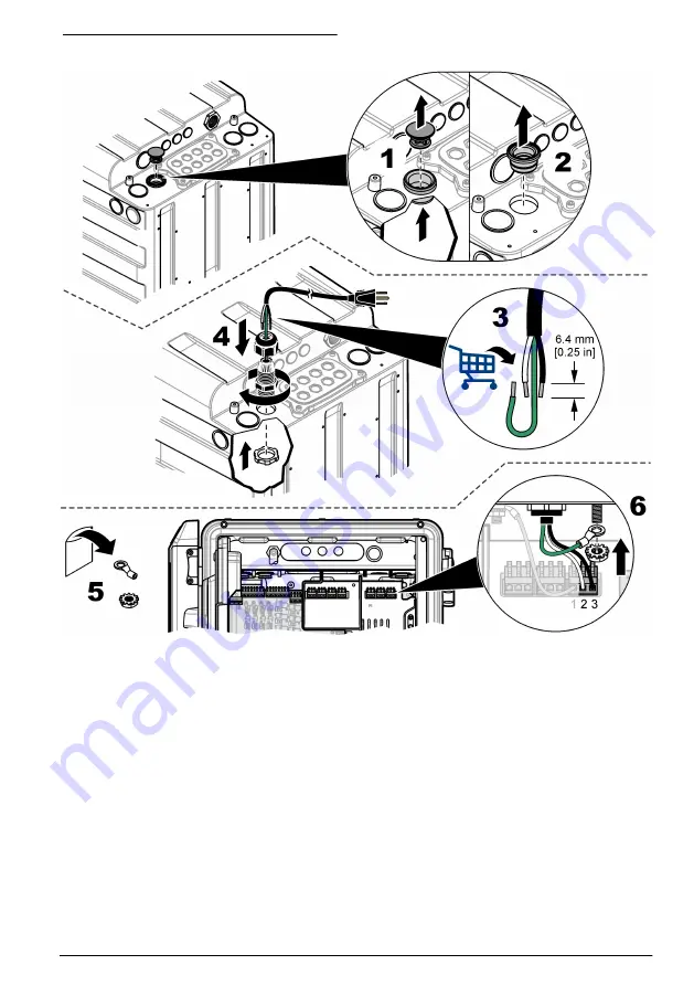 Hach Polymetron 9611sc PO4 3- Installation Manual Download Page 57