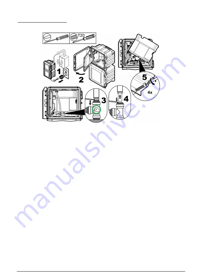 Hach Polymetron 9611sc PO4 3- Installation Manual Download Page 75