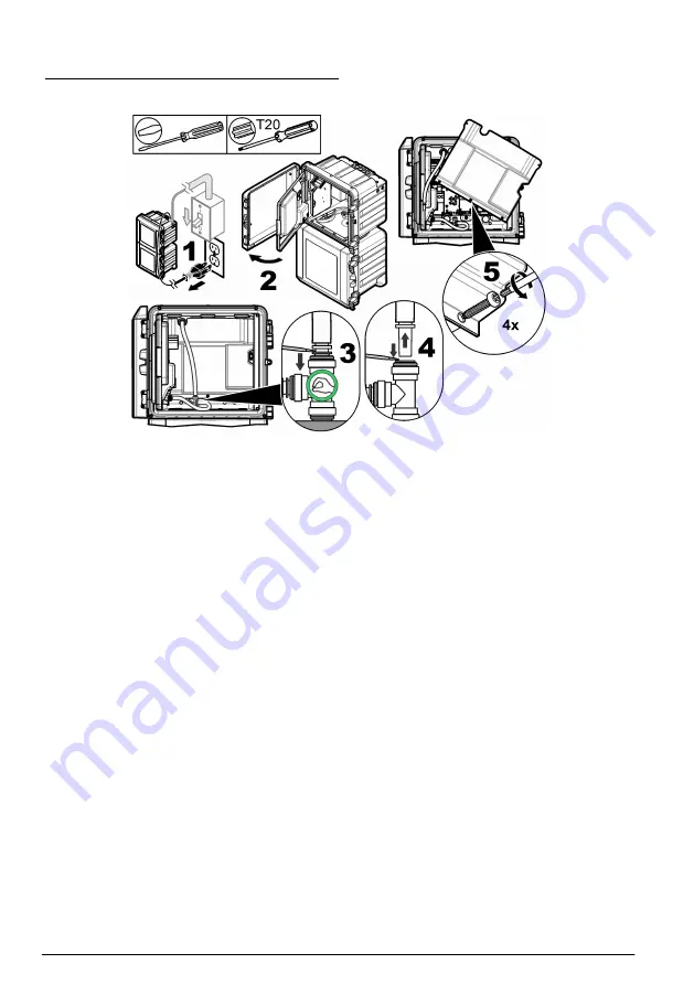 Hach Polymetron 9611sc PO4 3- Installation Manual Download Page 96