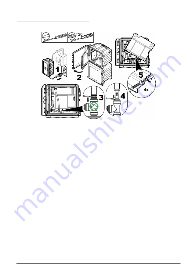 Hach Polymetron 9611sc PO4 3- Installation Manual Download Page 117