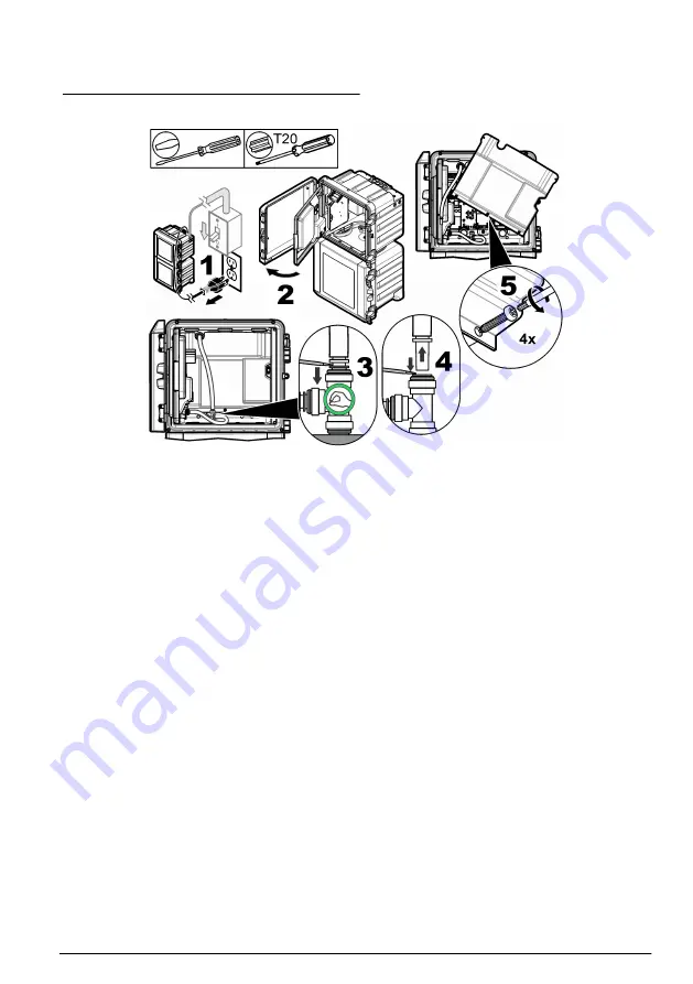 Hach Polymetron 9611sc PO4 3- Installation Manual Download Page 259