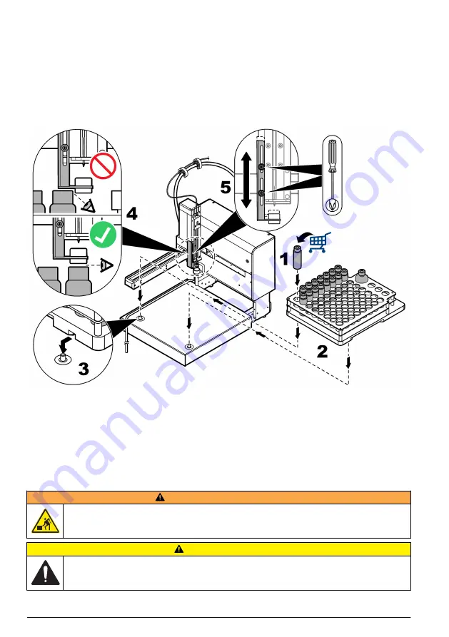 Hach QbD1200 AutoSampler Скачать руководство пользователя страница 44