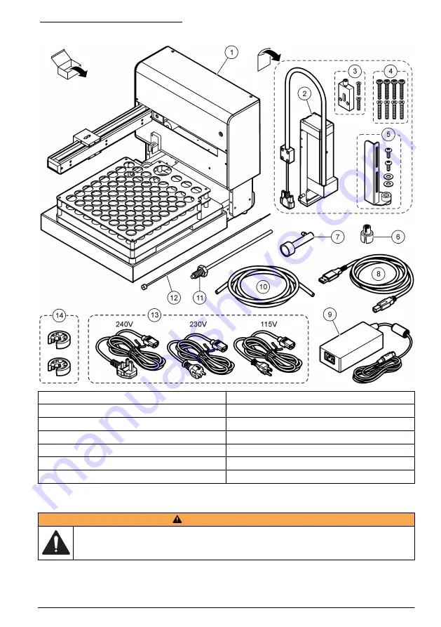 Hach QbD1200 AutoSampler Скачать руководство пользователя страница 53