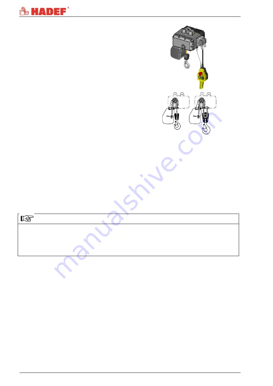 HADEF 62/05 S Installation, Operating And Maintenance Instructions For The Installer And The User Download Page 8