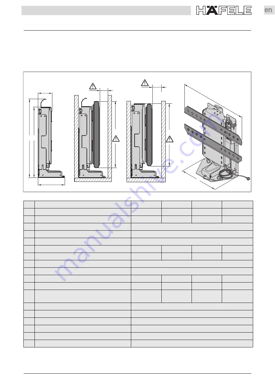 Häfele 421.68.265 Operating Instructions Manual Download Page 27