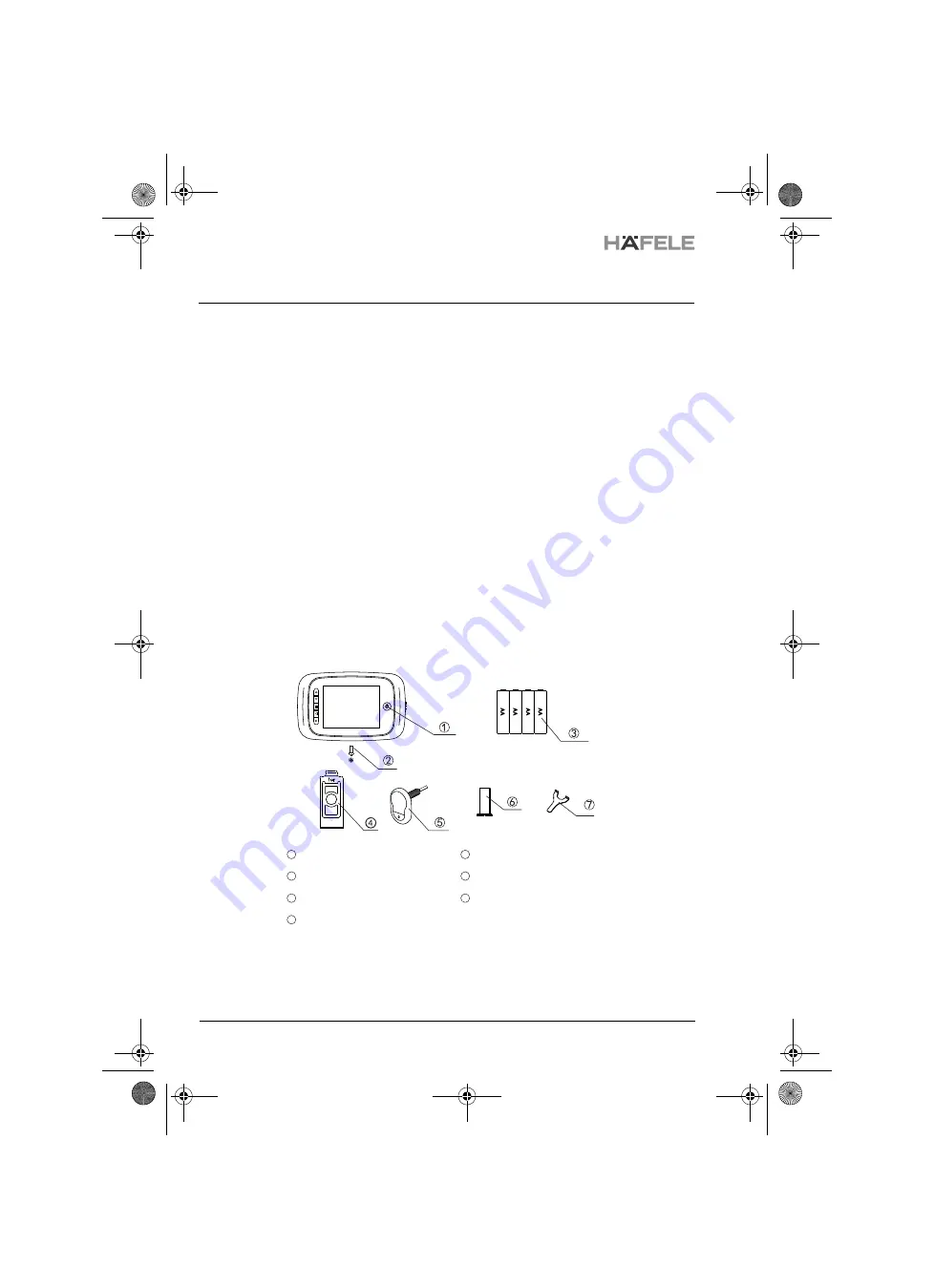 Häfele 959.23.050 User Manual Download Page 18