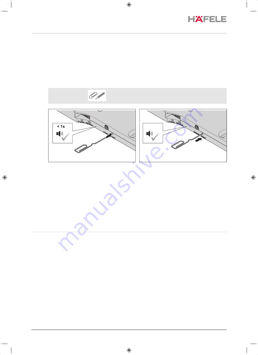 Häfele EFL 30 Operating Instructions Manual Download Page 126