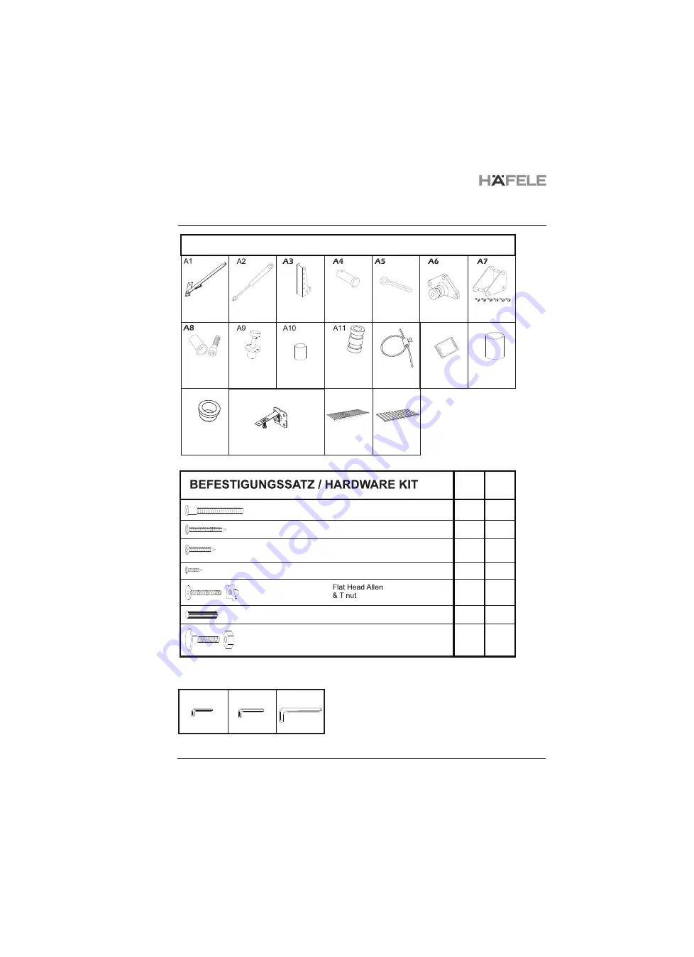 Häfele Tavoletto 271.97.301 Manual Download Page 5