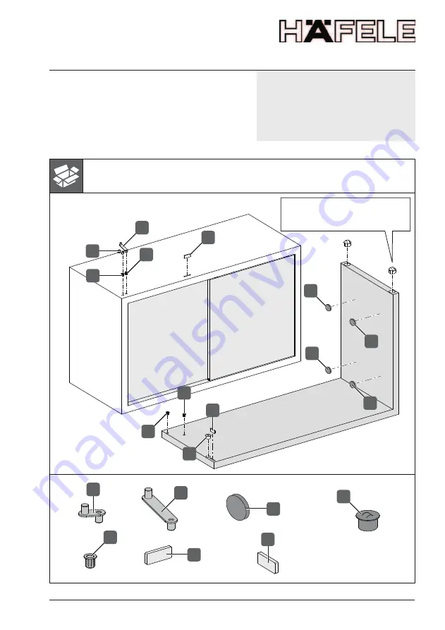 Hafele 646.31.000 Installation Instructions Manual Download Page 1