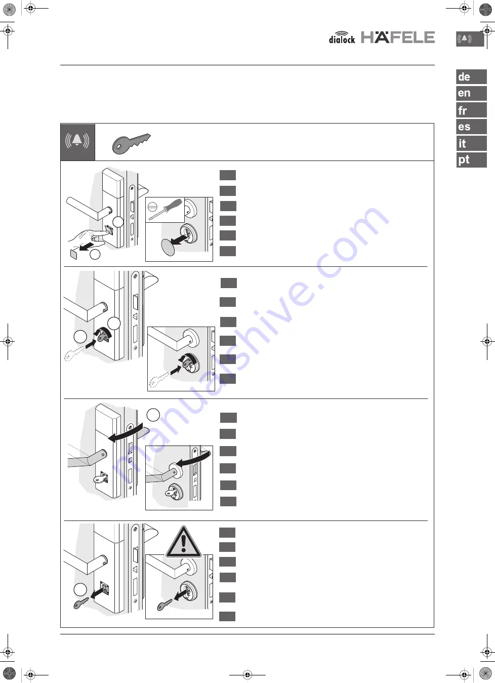 Hafele DT 710 Operating Instructions Manual Download Page 57