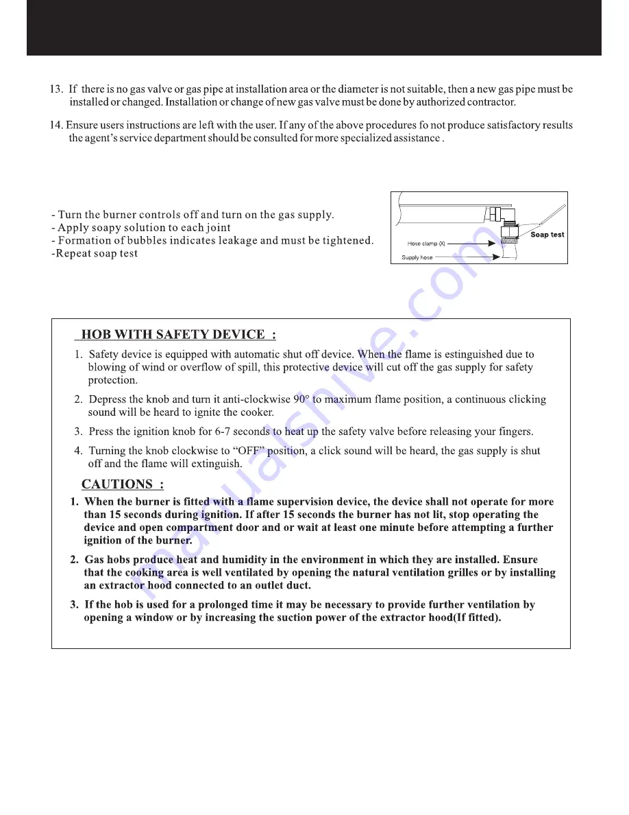 Hafele HC-G802A Instruction Manual Download Page 5