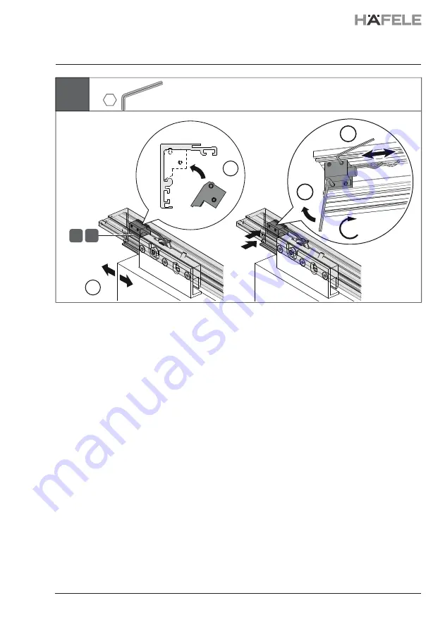 Hafele Slido Classic 40-F Manual Download Page 7