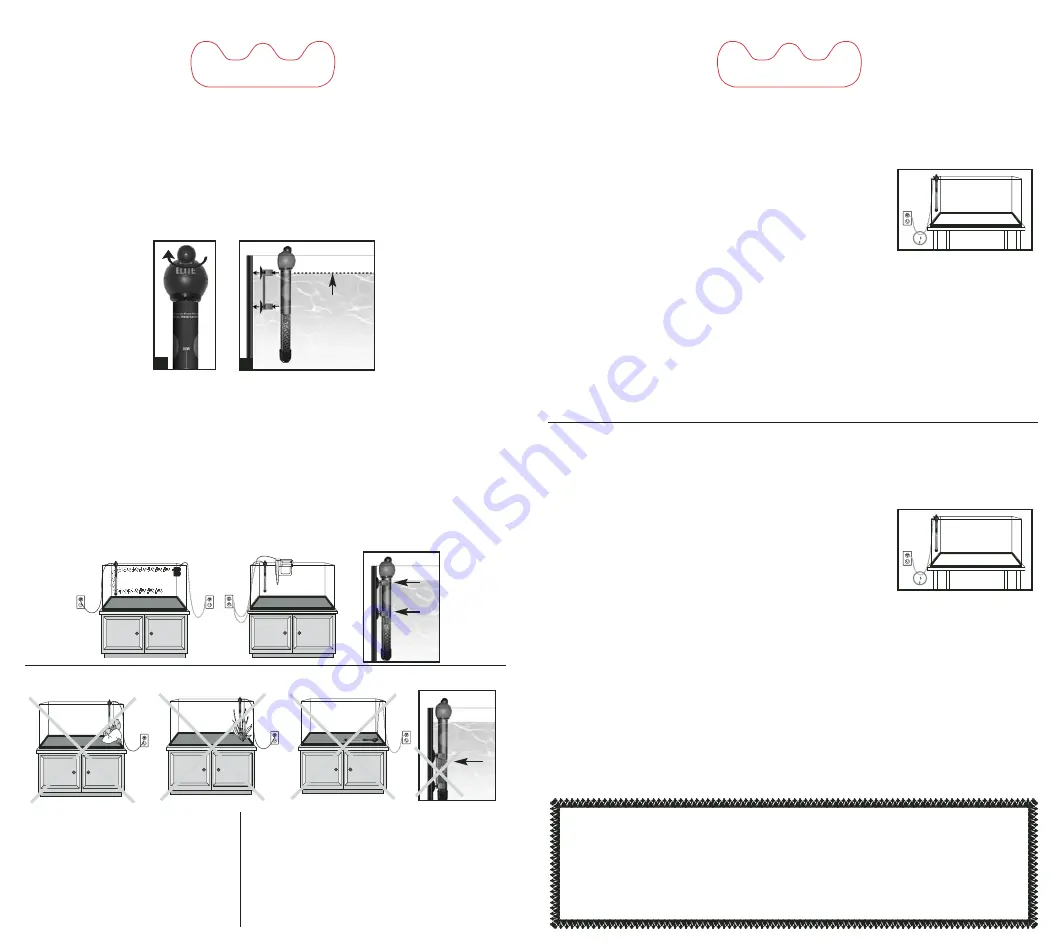 Hagen ELITE SUBMERSIBLE Quick Start Manual Download Page 2